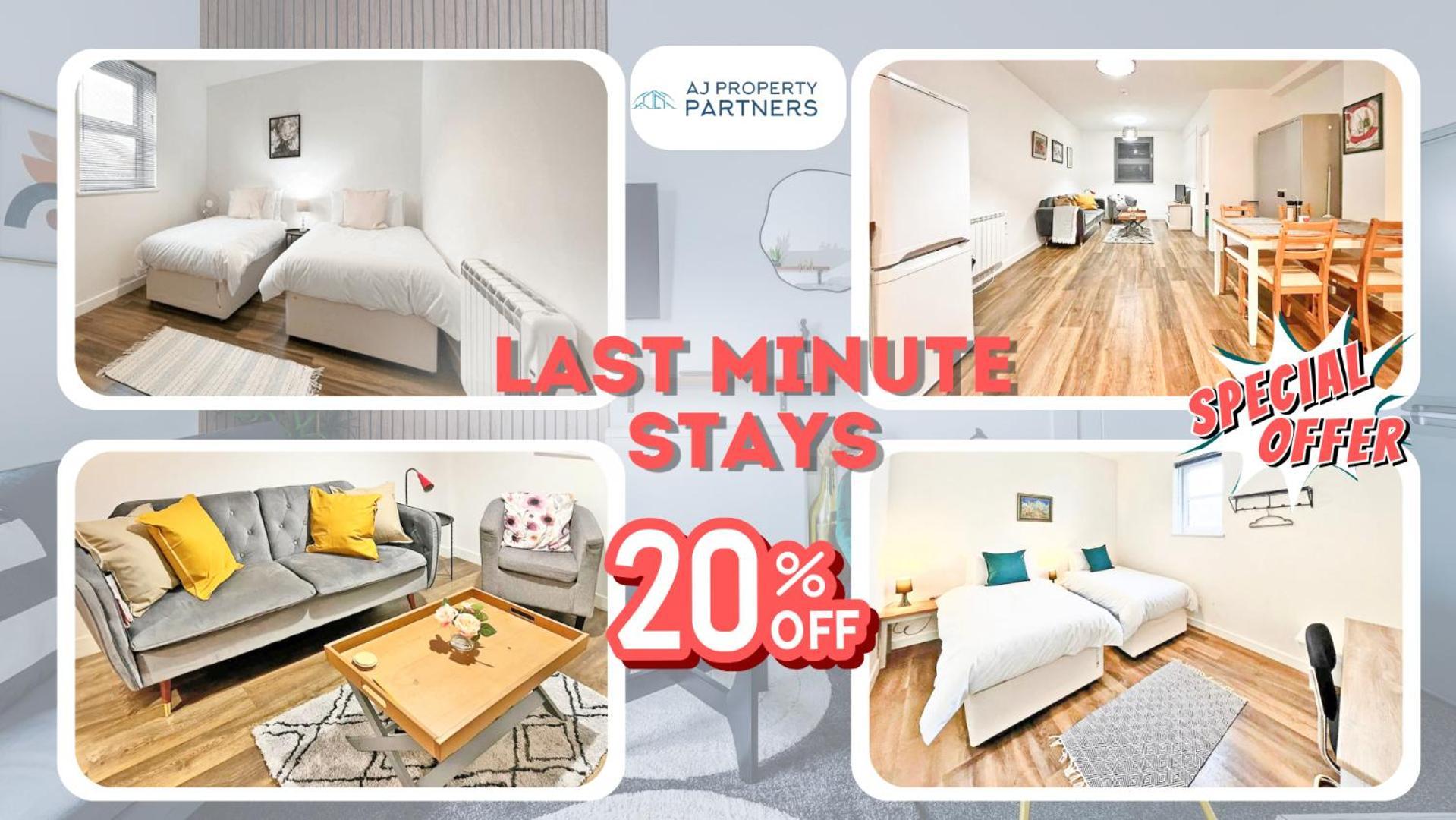 Premium Offer L Last-minute Escape L Aj L High Street L Parking L Ideal For Short Or Long - Town Centre Apartment, 4 Beds, 1 Bathroom Apartment *