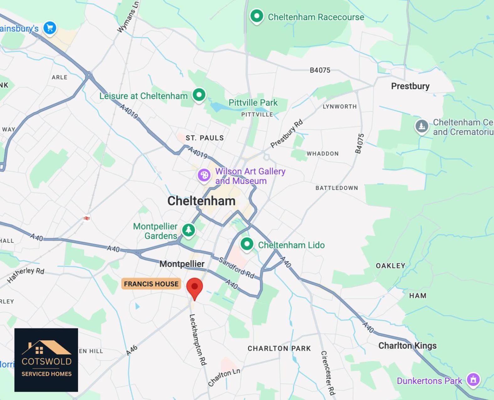 Holiday home Cheltenham-spacious 2 Bedroom Home-sleeps 6-parking-garden-wifi *